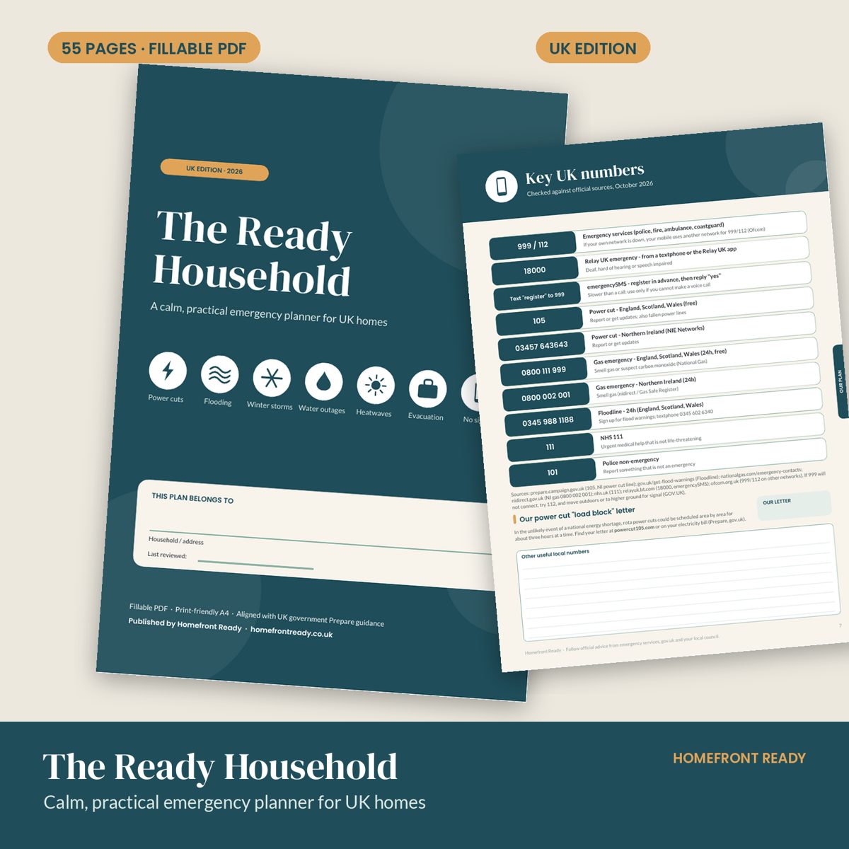 The Ready Household planner cover