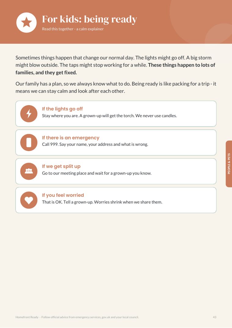 Kids explainer page